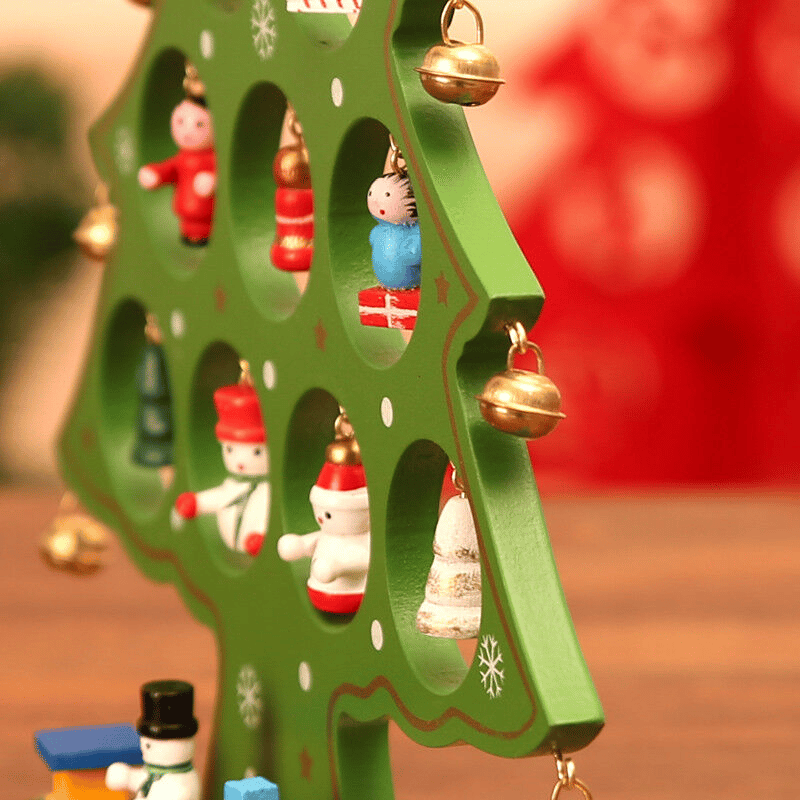 🎅DIY Wooden Mini Christmas Tree Set