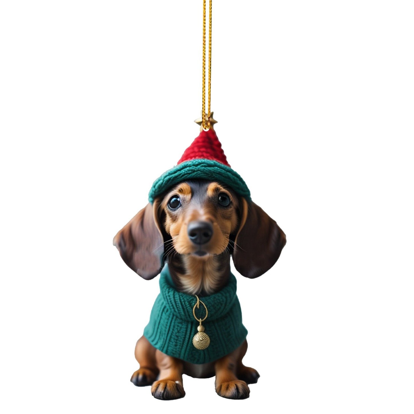 Cute dog ornaments(2D Flat)