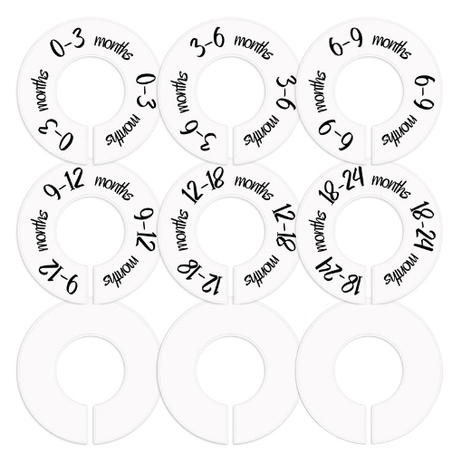 Baby Closet Dividers by Eli with Love  Set of 8