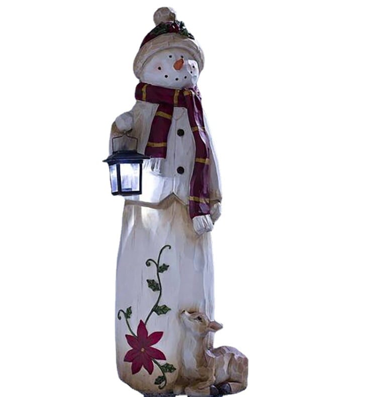 🎄Woodland Snowman with Electronic lamp