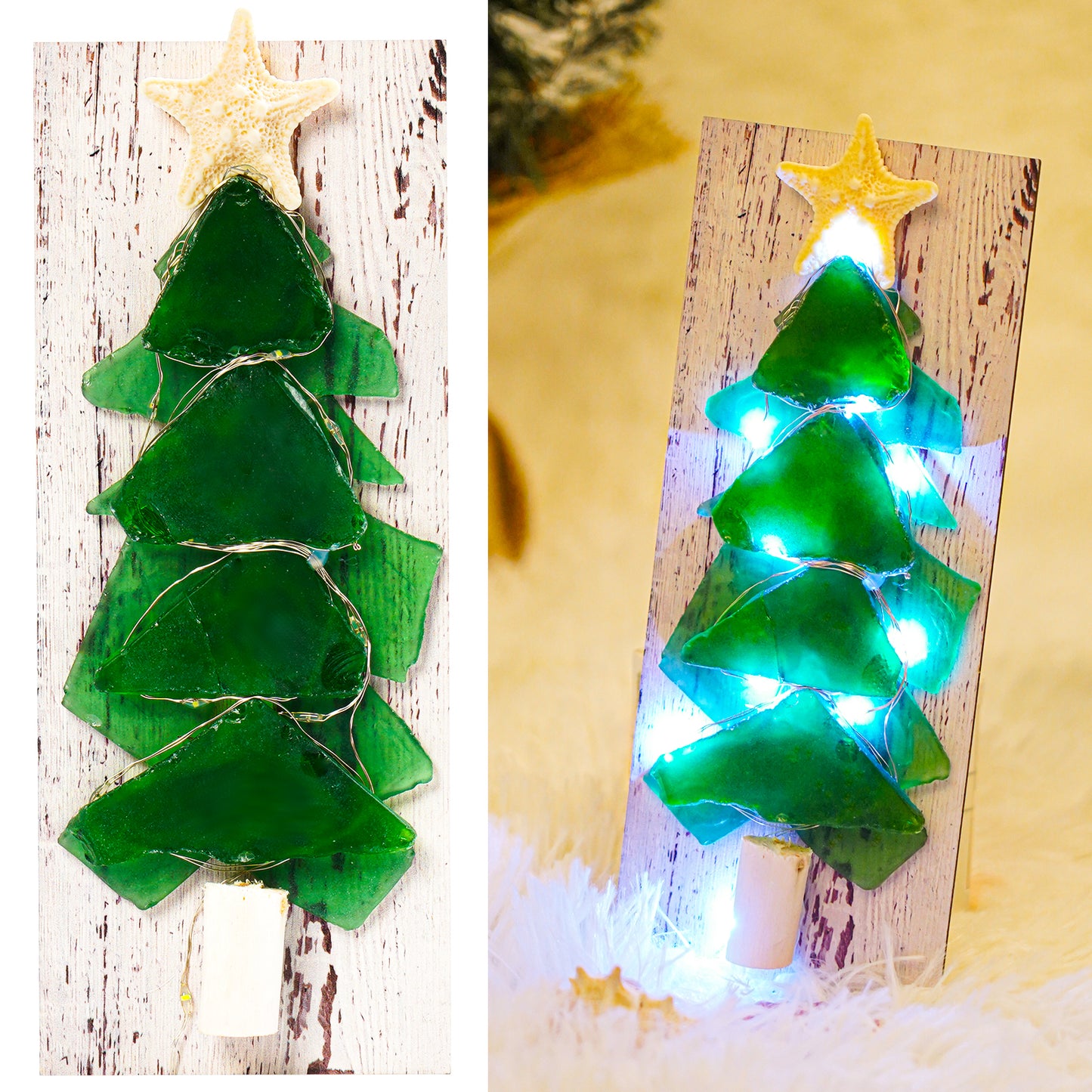 🎅Christmas Sale 49% OFF - DIY Sea Glass Christmas Tree🌲