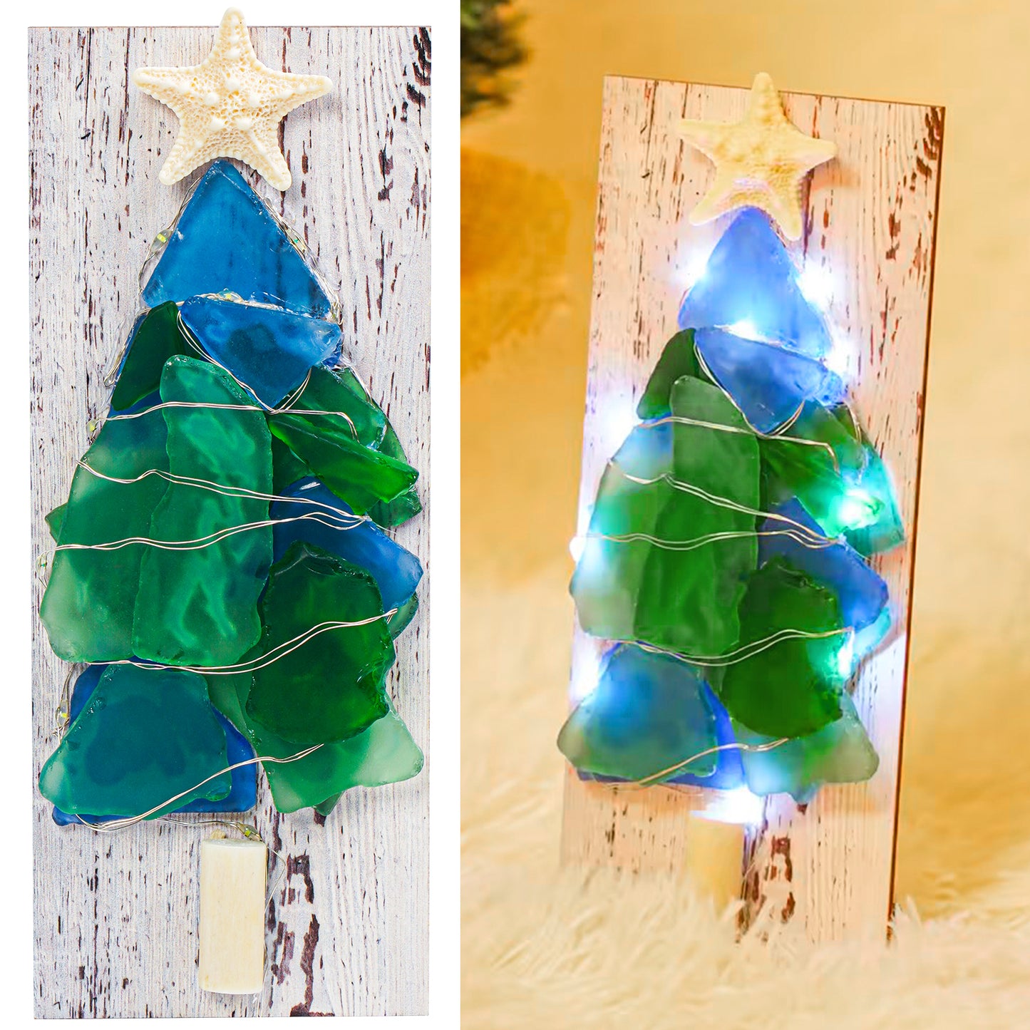 🎅Christmas Sale 49% OFF - DIY Sea Glass Christmas Tree🌲