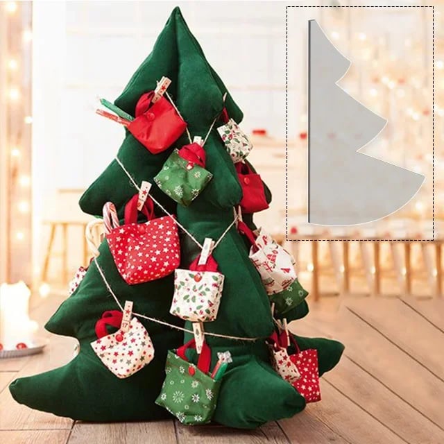 Fabric Christmas Tree Sewing Template