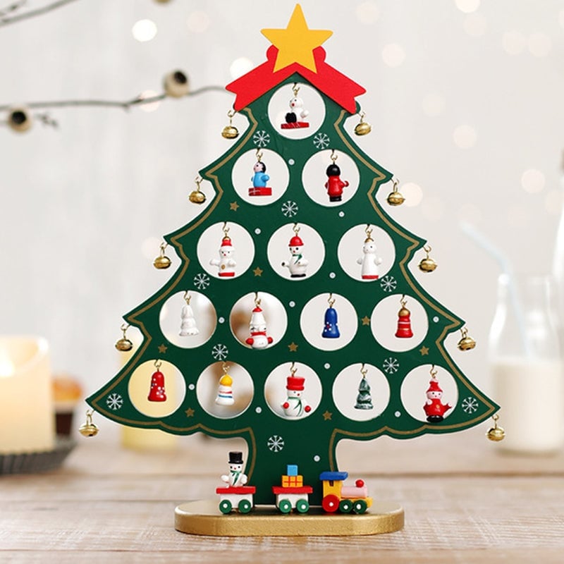 🎅DIY Wooden Mini Christmas Tree Set