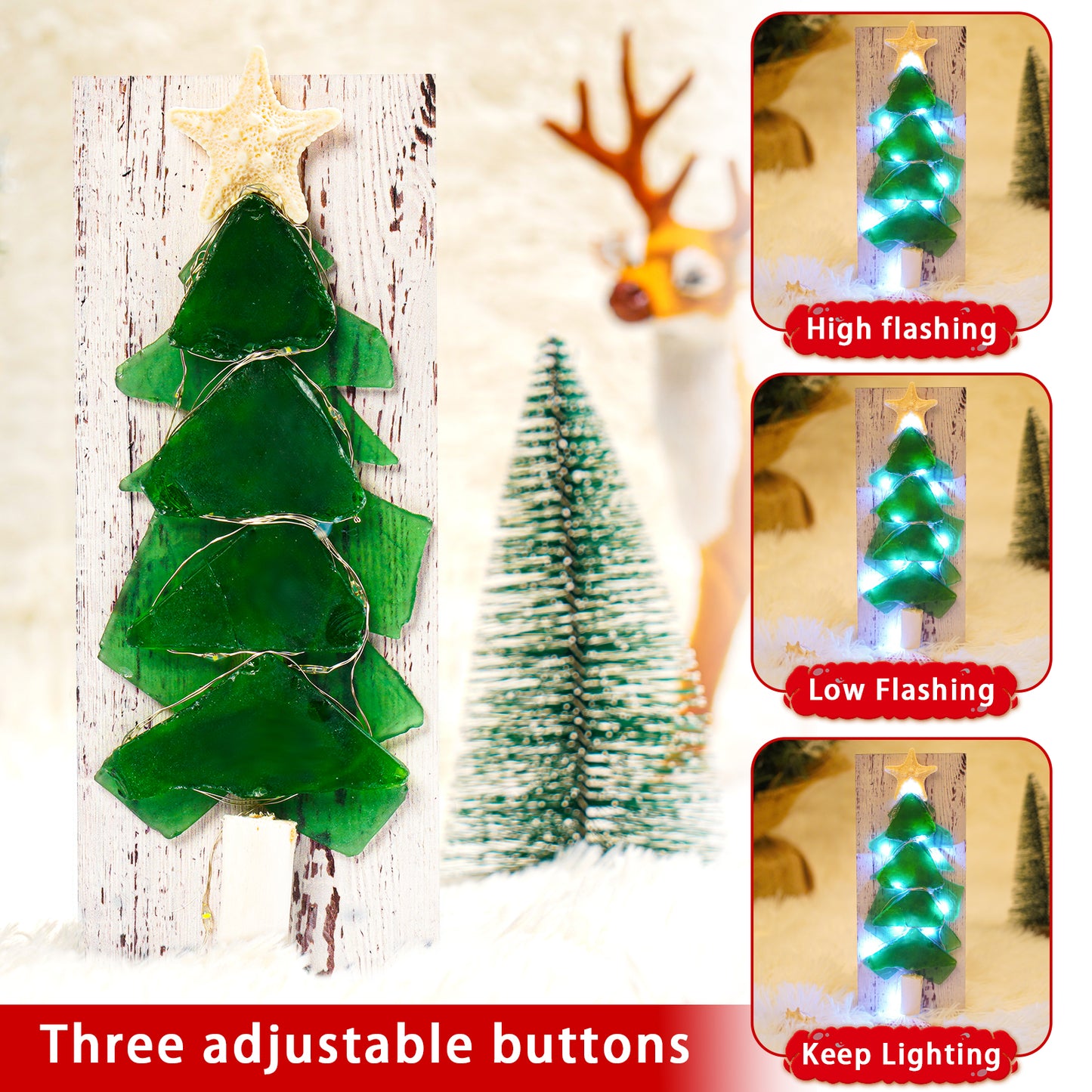 🎅Christmas Sale 49% OFF - DIY Sea Glass Christmas Tree🌲