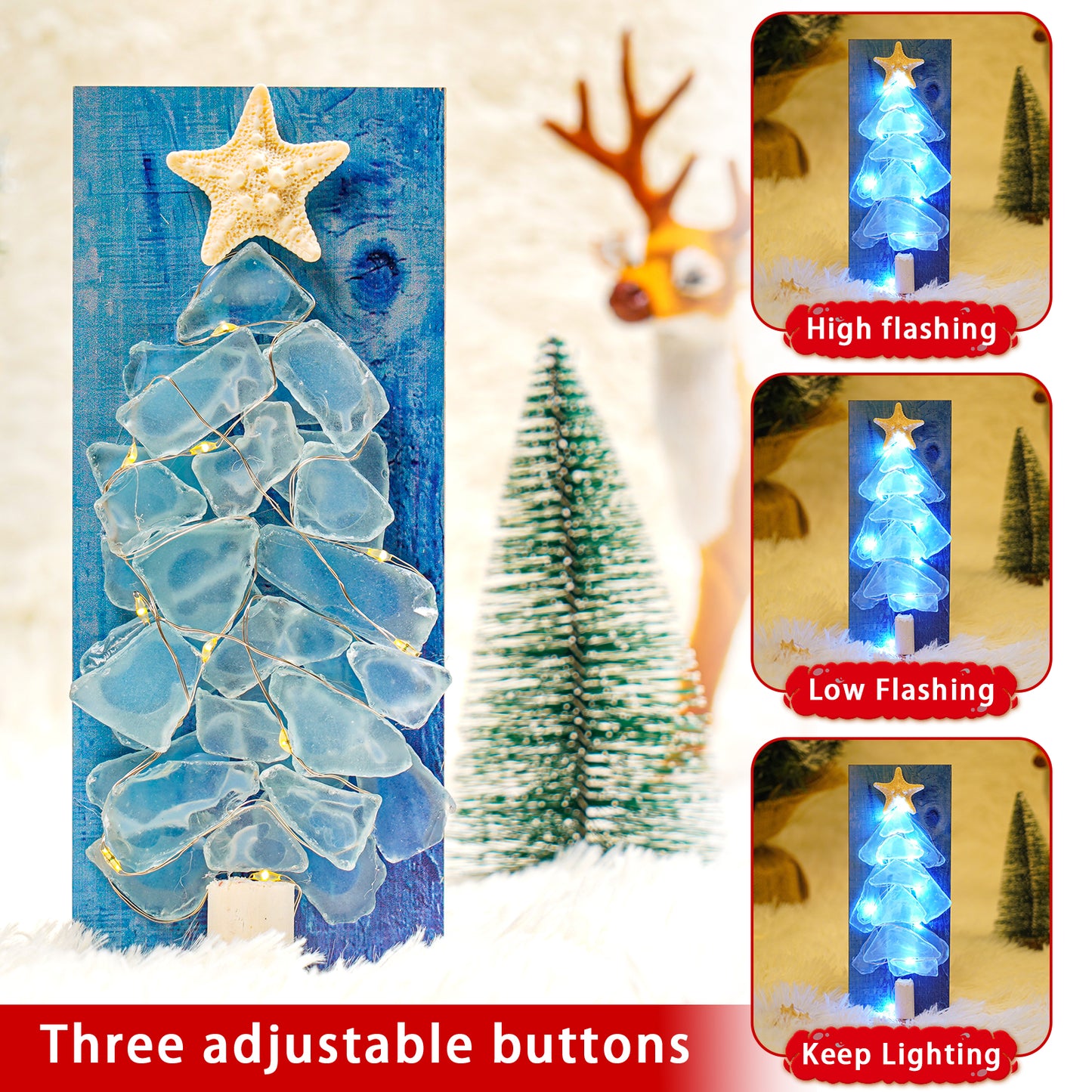 🎅Christmas Sale 49% OFF - DIY Sea Glass Christmas Tree🌲