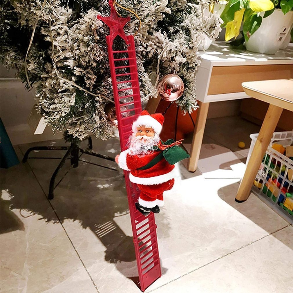 🔥 Electric Climbing Ladder Santa