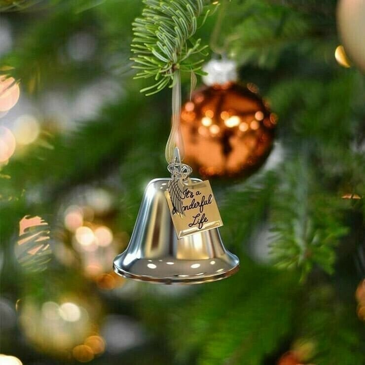 Memorial Ornaments Angel Wings Bell