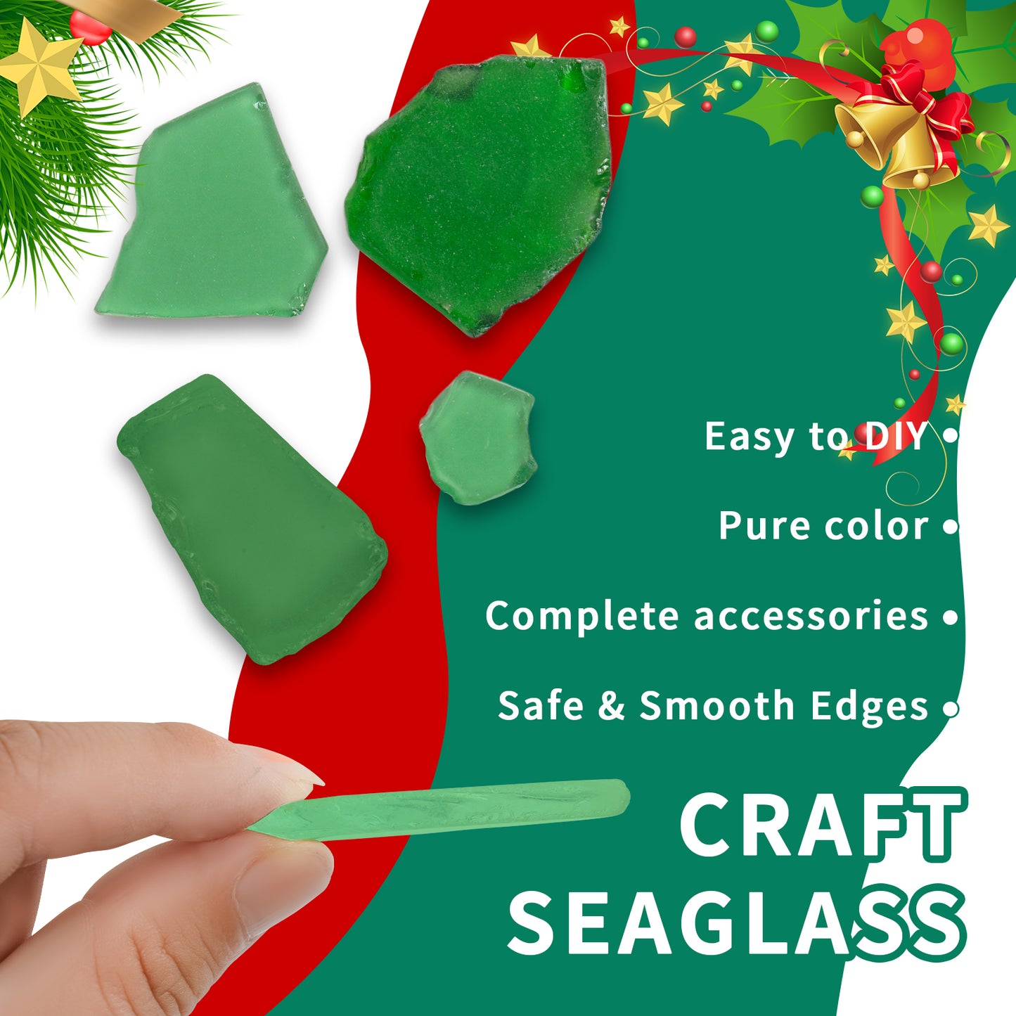 🎅Christmas Sale 49% OFF - DIY Sea Glass Christmas Tree🌲