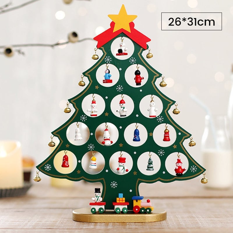 🎅DIY Wooden Mini Christmas Tree Set