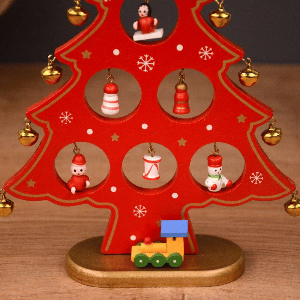 🎅DIY Wooden Mini Christmas Tree Set