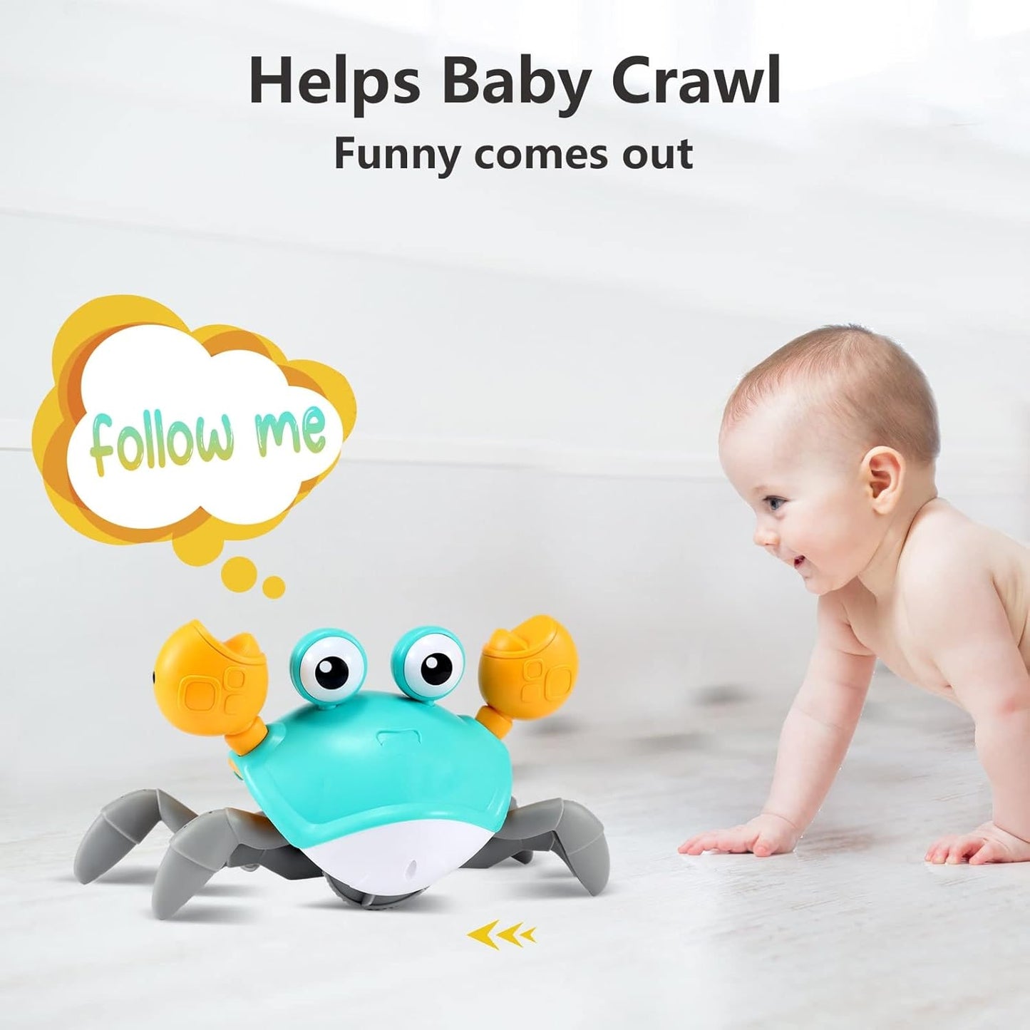 Control future Crawling Crab Baby Toy