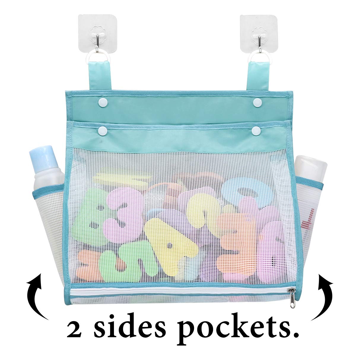 Bottom Zipper Bathtub Toy Storage Bag