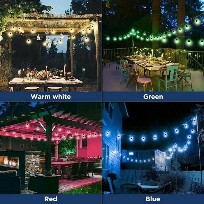 🎄Waterproof Solar Powered LED Outdoor String Lights