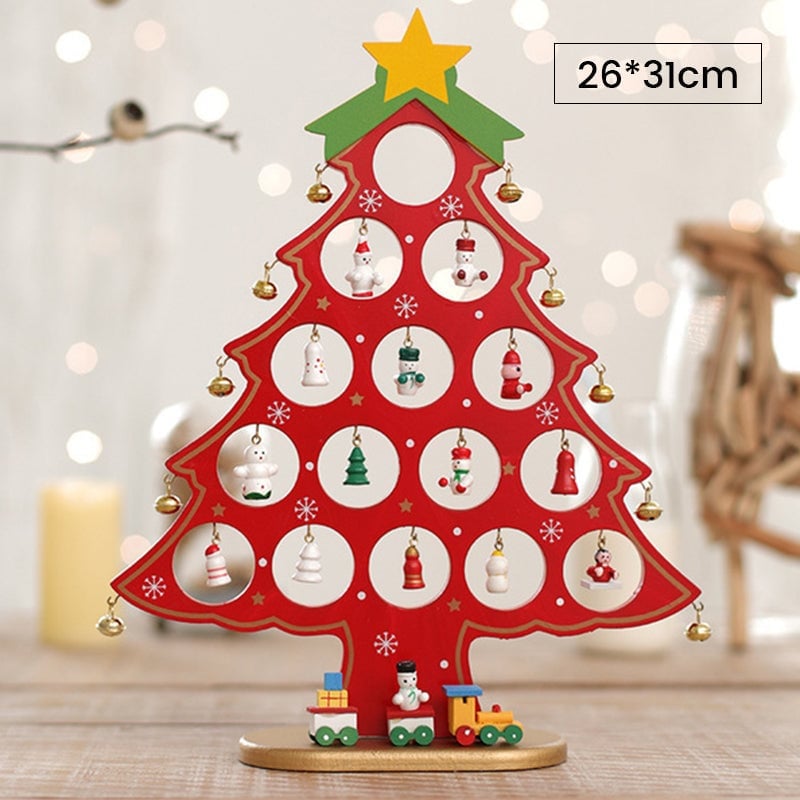 🎅DIY Wooden Mini Christmas Tree Set