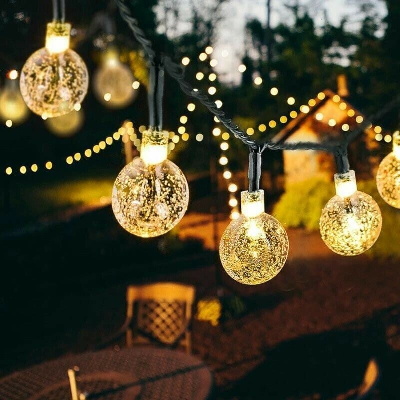 🎄Waterproof Solar Powered LED Outdoor String Lights