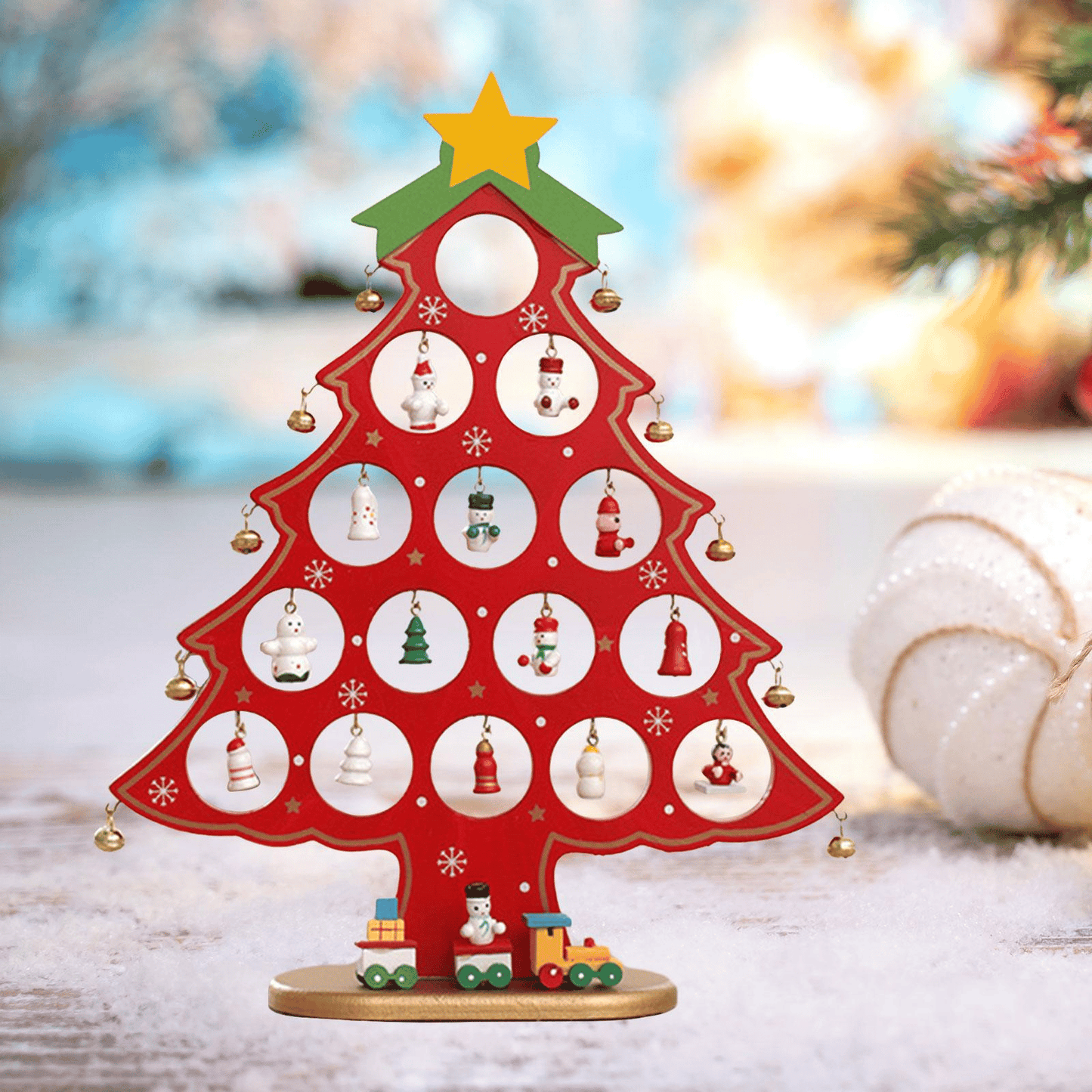 🎅DIY Wooden Mini Christmas Tree Set