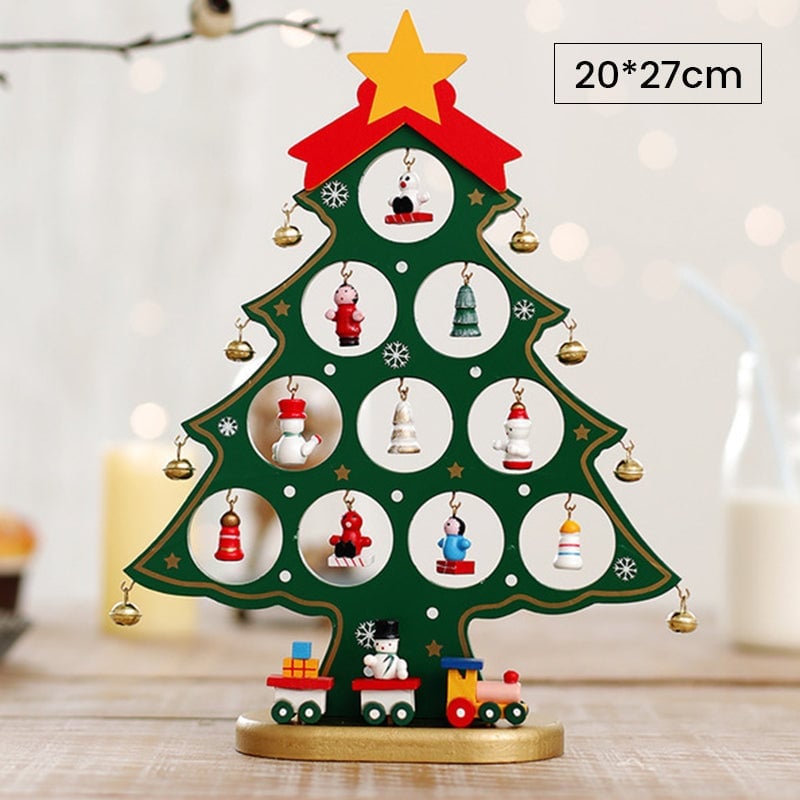 🎅DIY Wooden Mini Christmas Tree Set