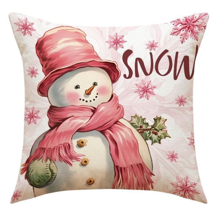 Pink Christmas Pillow Covers-New Christmas Home Products