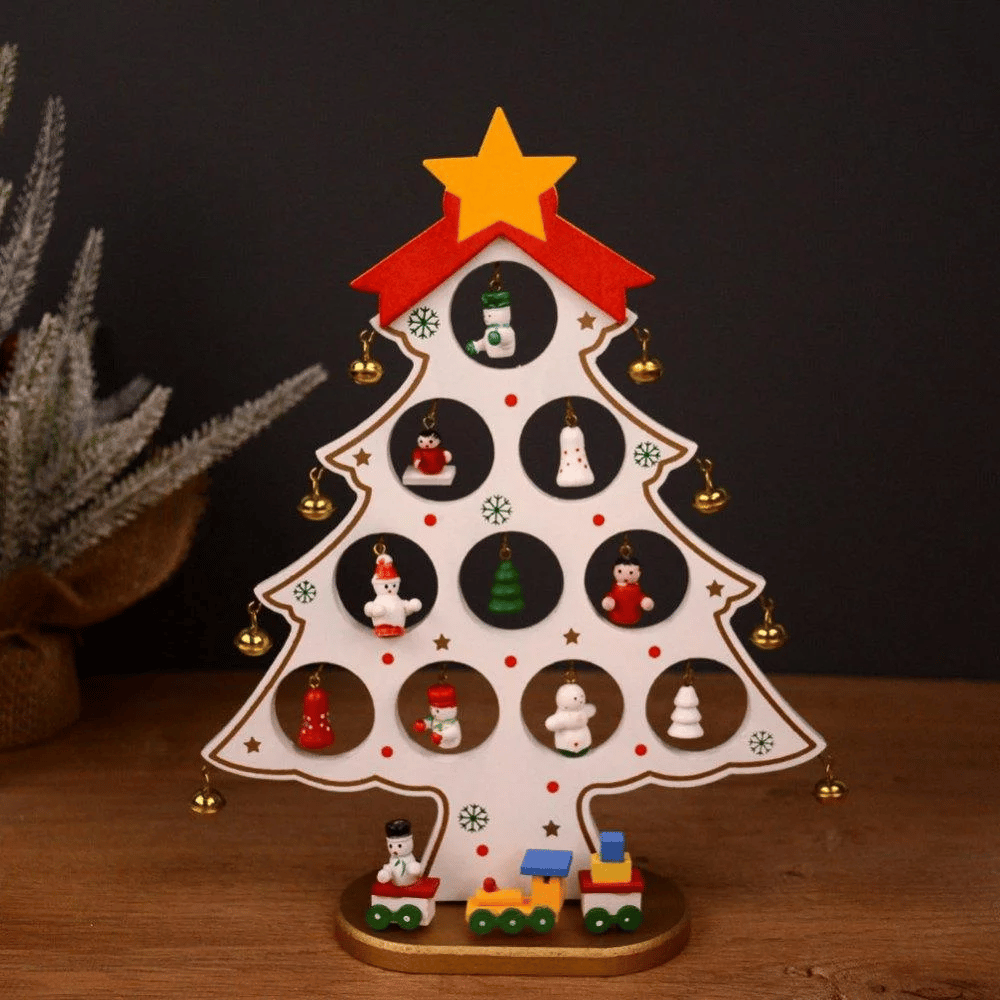 🎅DIY Wooden Mini Christmas Tree Set