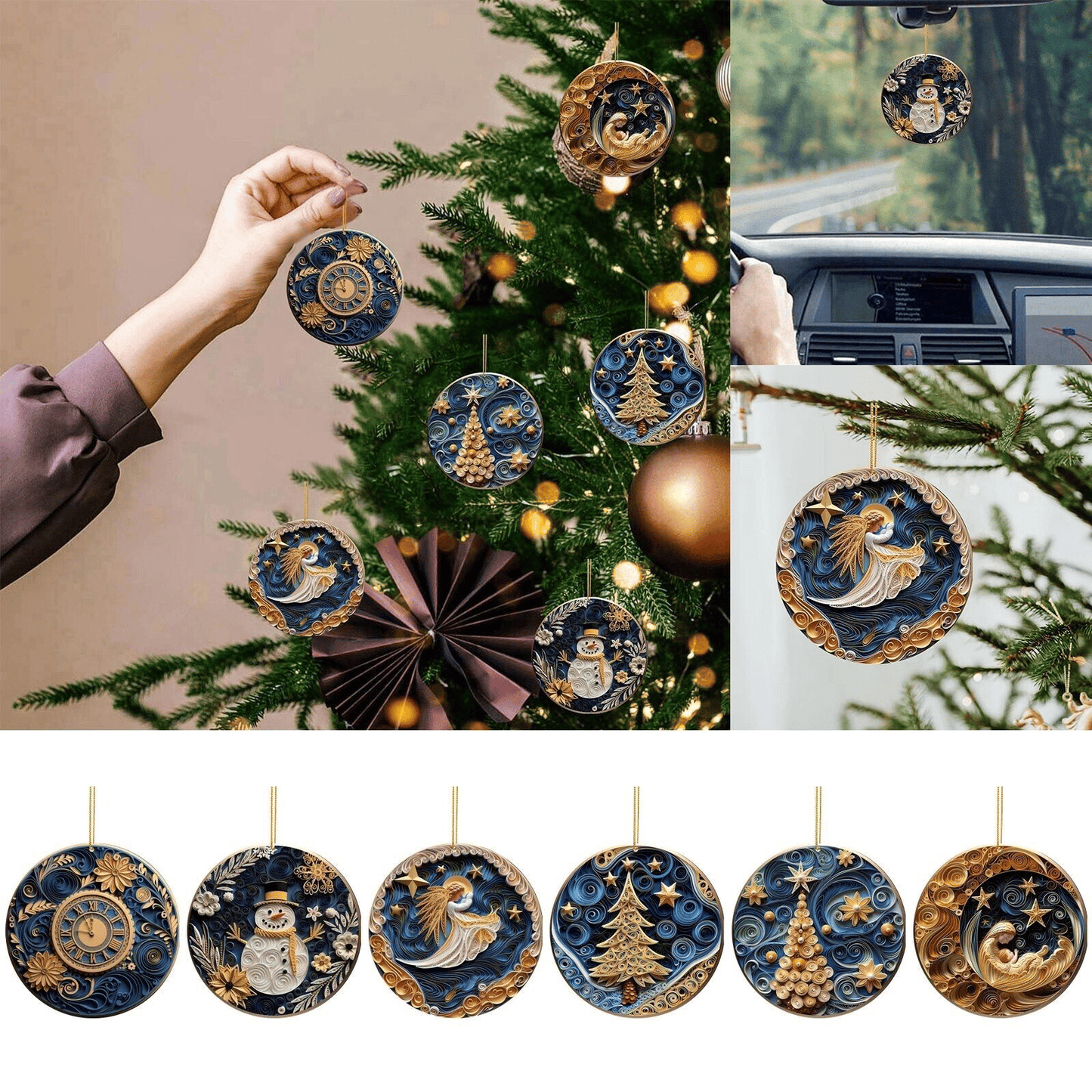 🎄2024 Handmade Ornaments With Good Wishes🎅