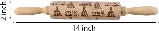 🎄Christmas Wooden Rolling Pins