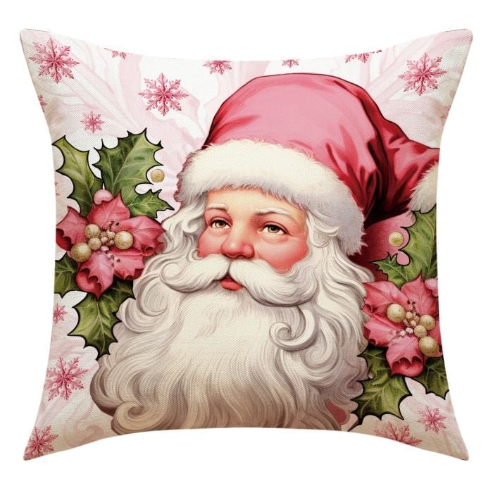 Pink Christmas Pillow Covers-New Christmas Home Products