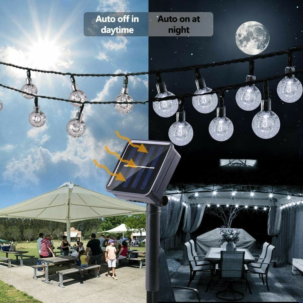 🎄Waterproof Solar Powered LED Outdoor String Lights