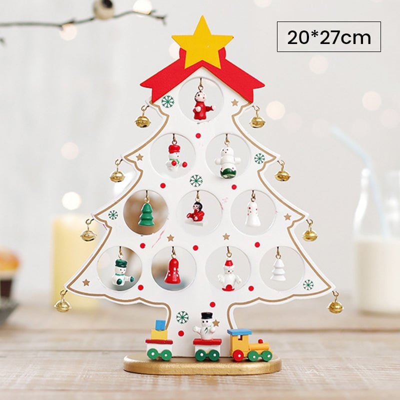 🎅DIY Wooden Mini Christmas Tree Set