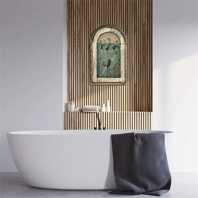 💥EARLY CHRISTMAS 48% OFF - Swimming Wall Art Bathroom Decor🔥Buy 2 Free Shipping