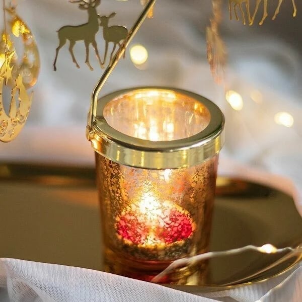 Christmas Rotary Scented Candle Holder