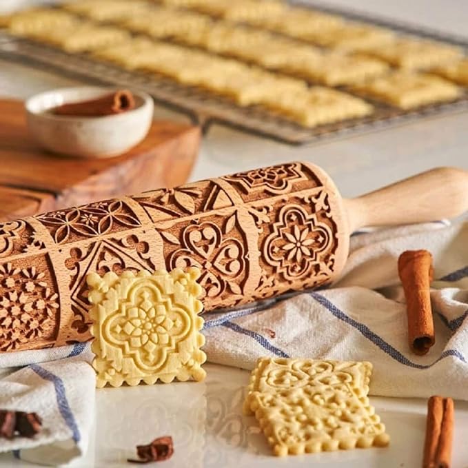 🎄Christmas Wooden Rolling Pins